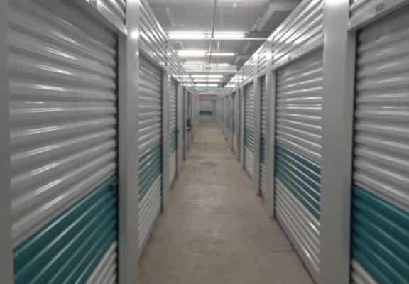 well lit and secure indoor self storage units